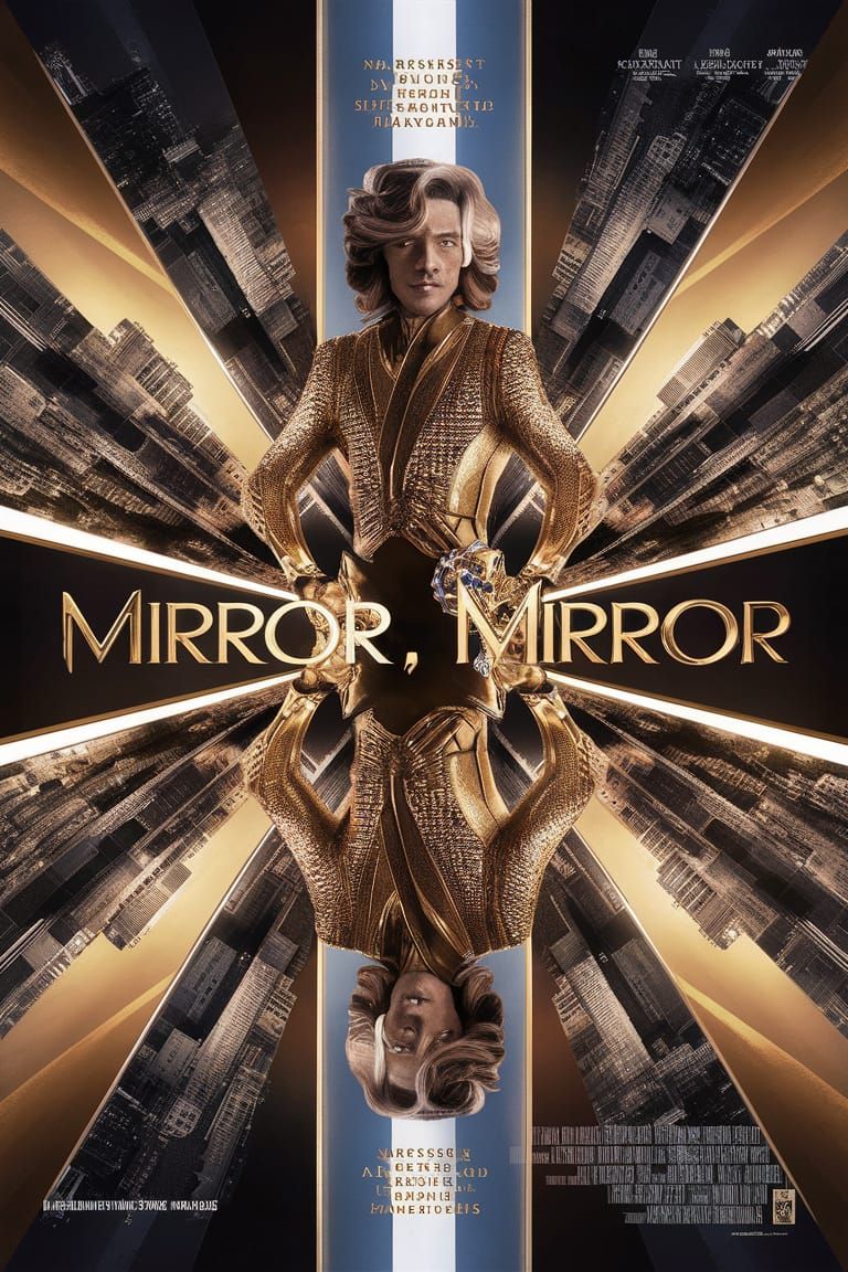 The Narcissist Superhero Movie Poster in Digital Art