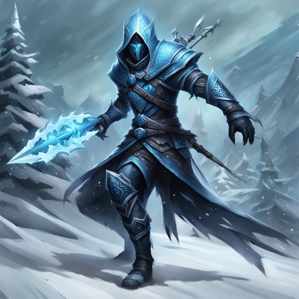 Icy Shadow Assassin Figure