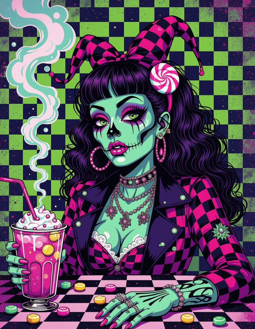 Undead Punk-Neurobob Dragster Felon in Dreamwave Style