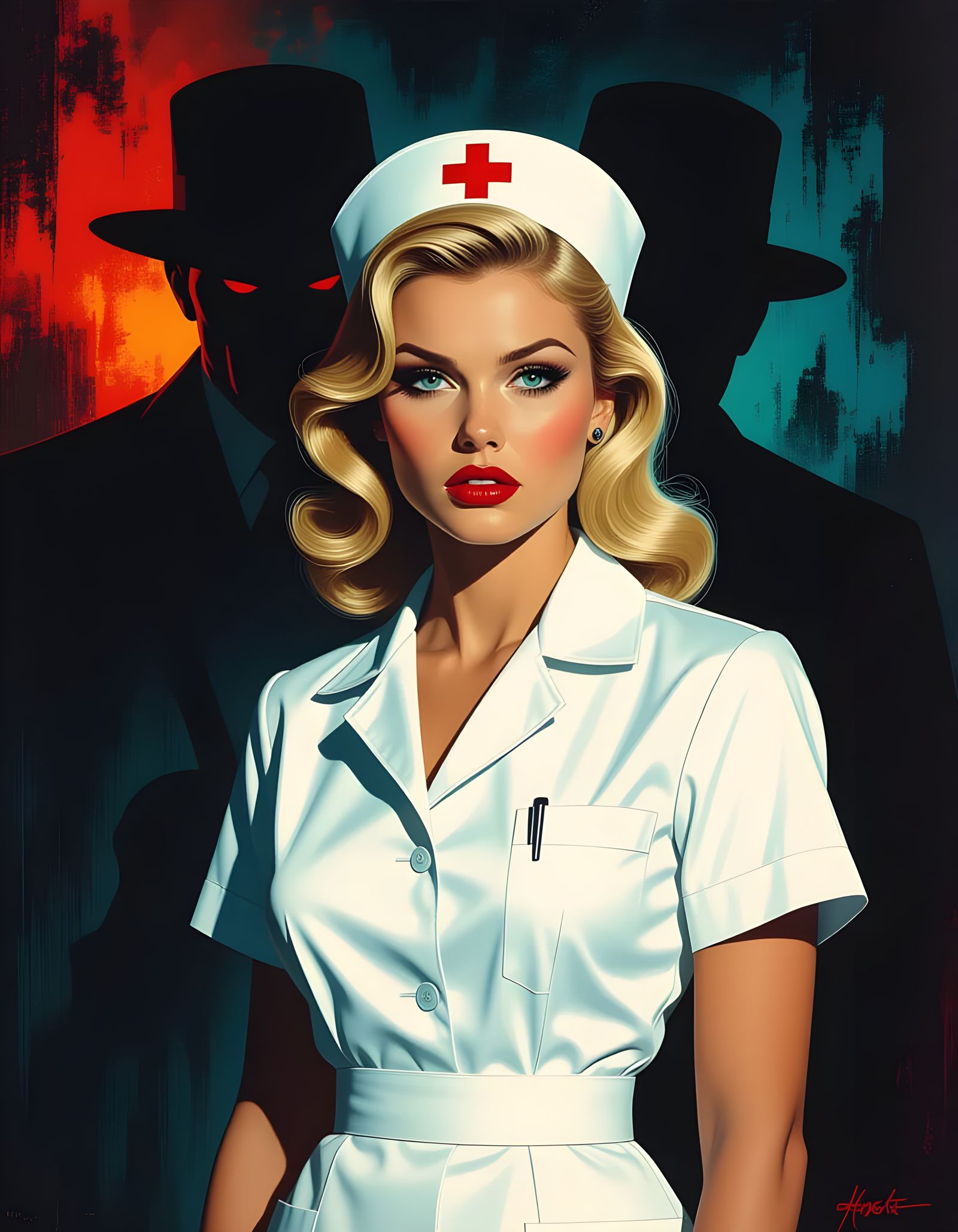 Gothic Horror: Nurse and Evil Doctor