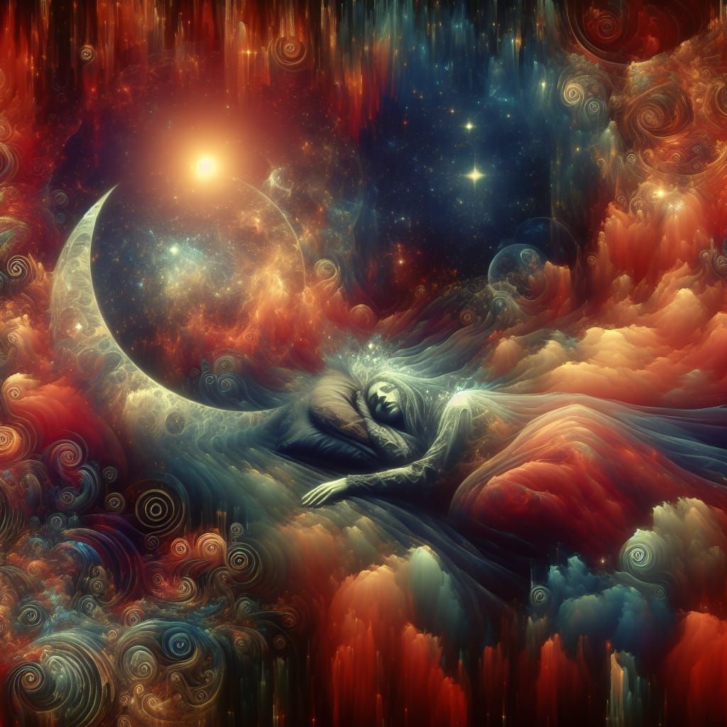 Mystical Sleep: Humanity's Last Hope in Digital Art