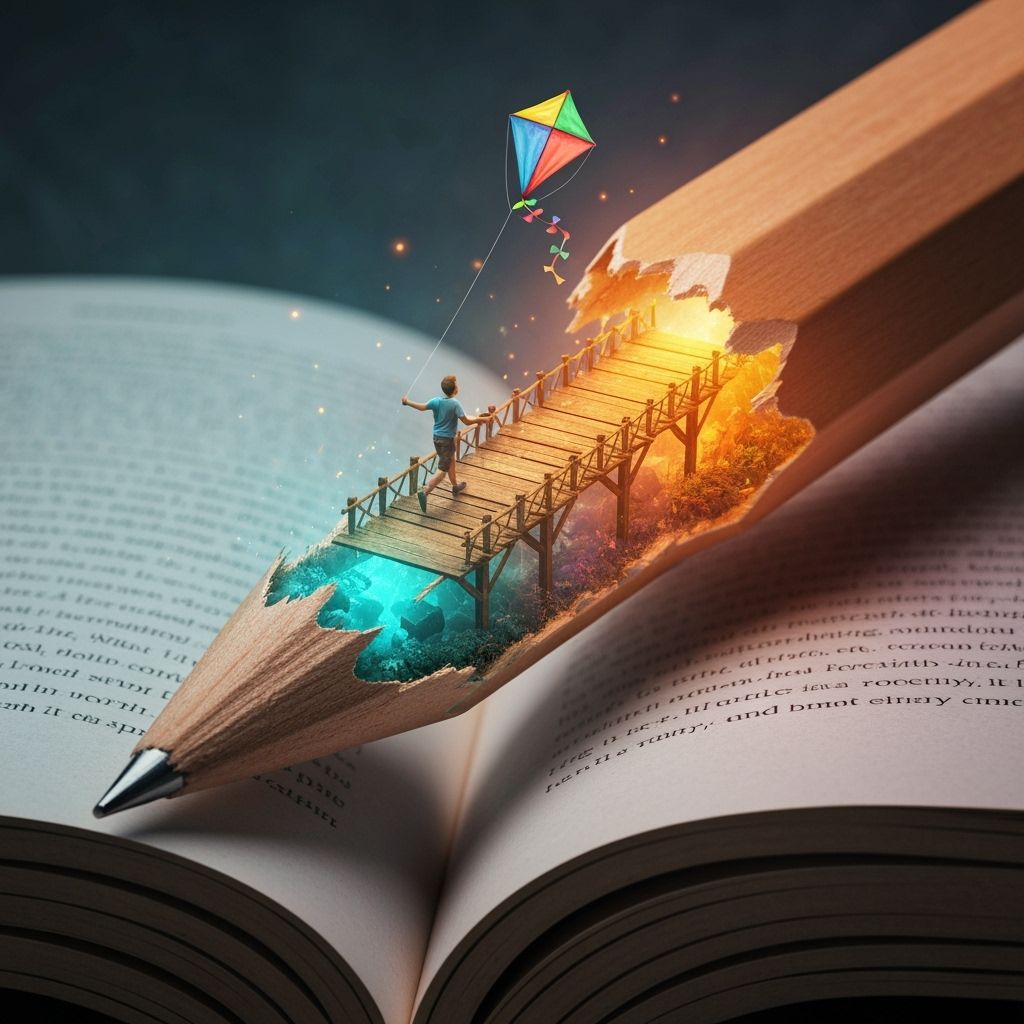 Miniature Fantasy World Emerges From Pencil