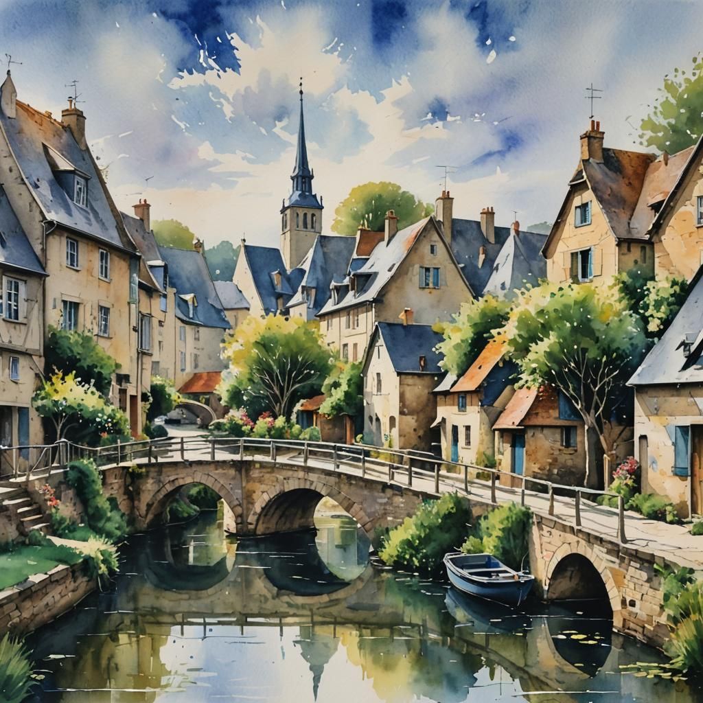 A Peaceful Day in Normandy