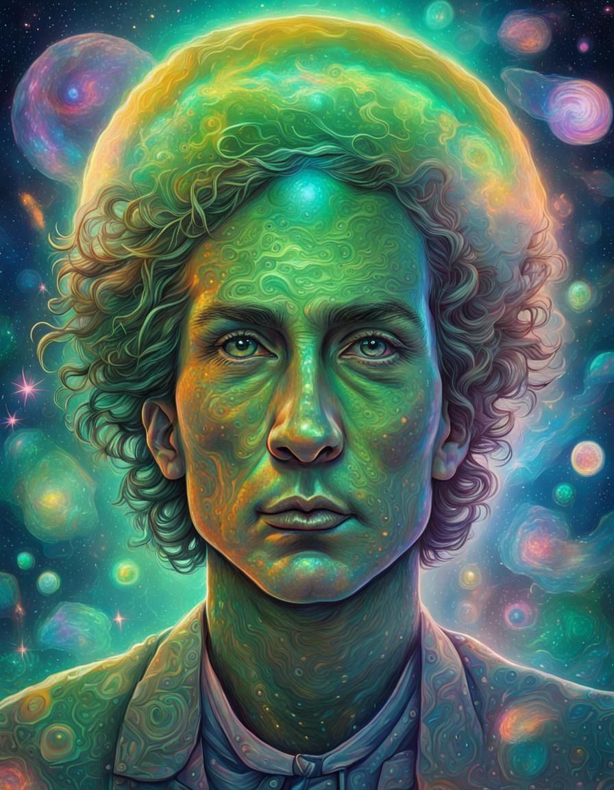 Cosmic Doctor: Holographic Astral Portrait in 8K