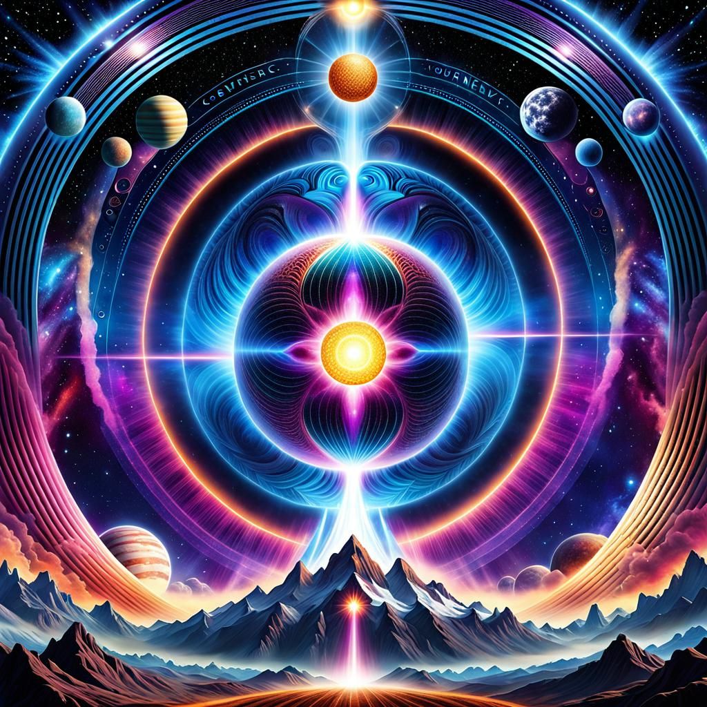 Psychedelic Cosmic Journey: Cloudcore Maximalism