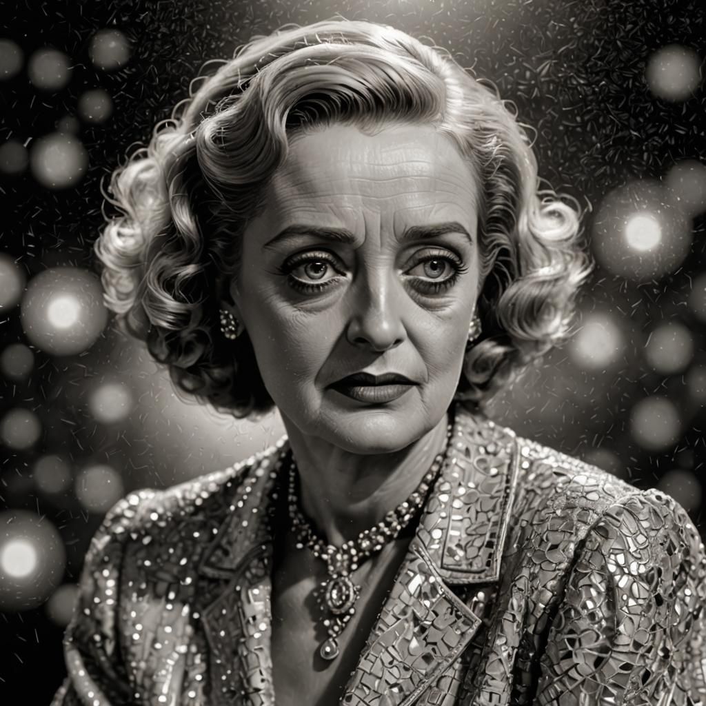 Bette Davis in Memorable Maximalist 3D Portrait