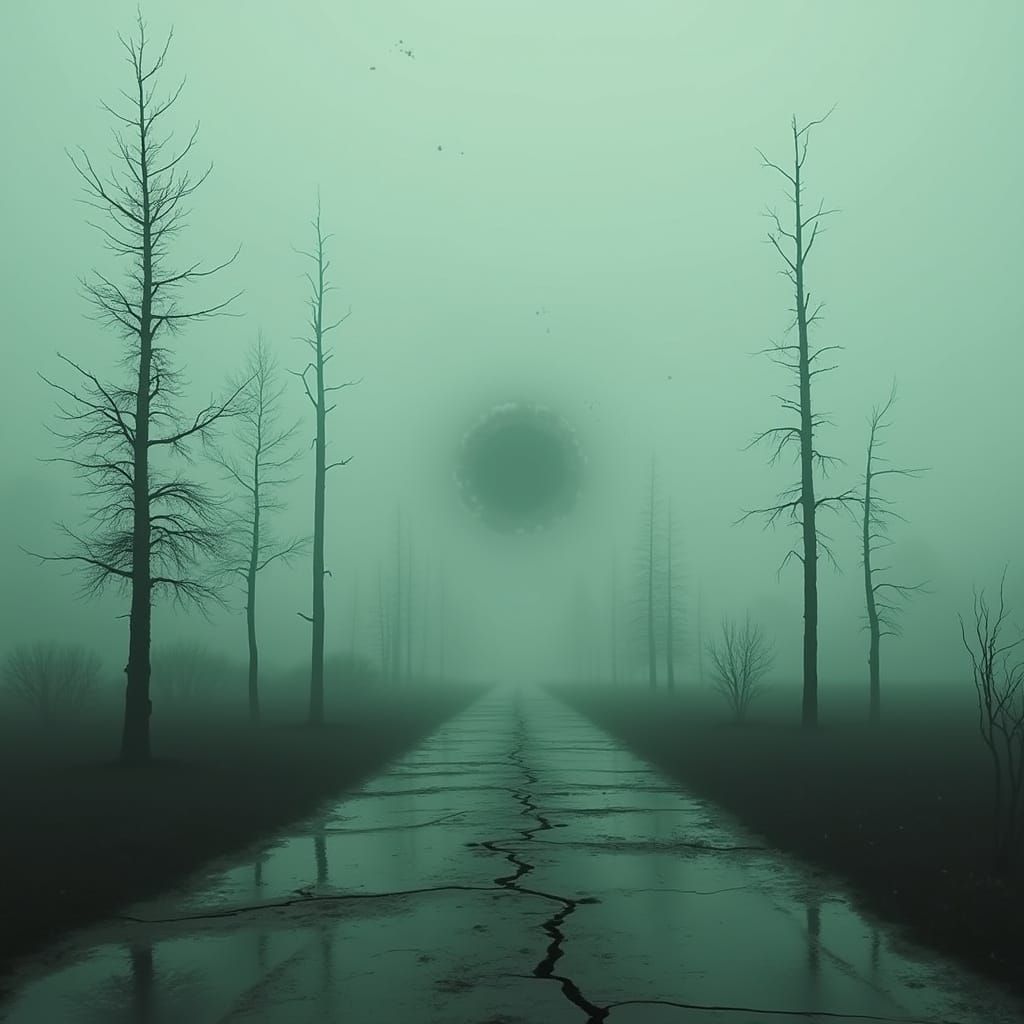 Eerie Landscape with Black Hole Anomaly