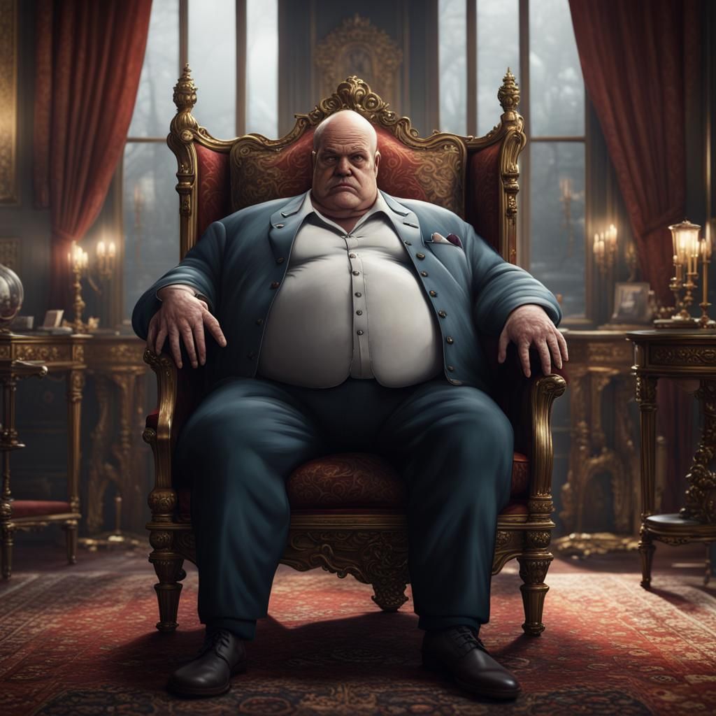 Fantasy Crime Lord in Detailed Matte Painting