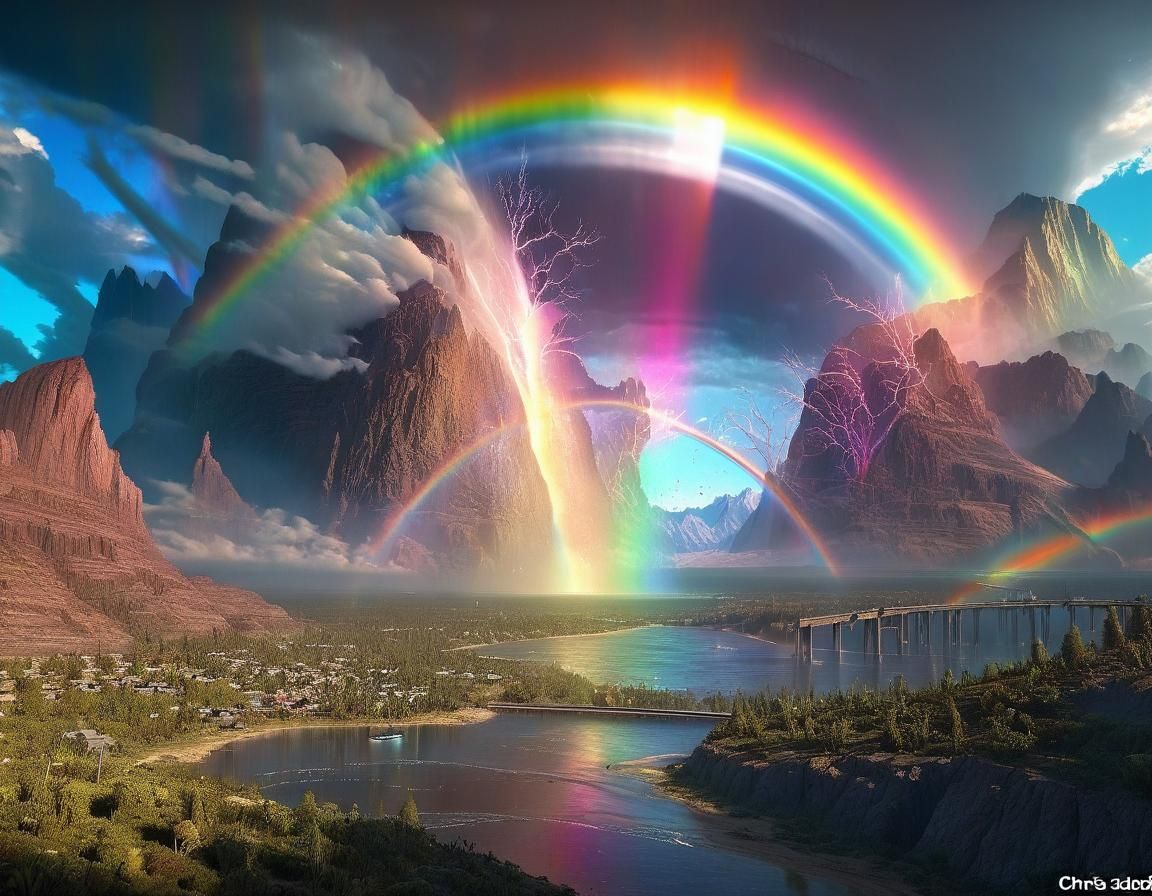 Exploding Rainbows: Epic Cinematic Masterpiece