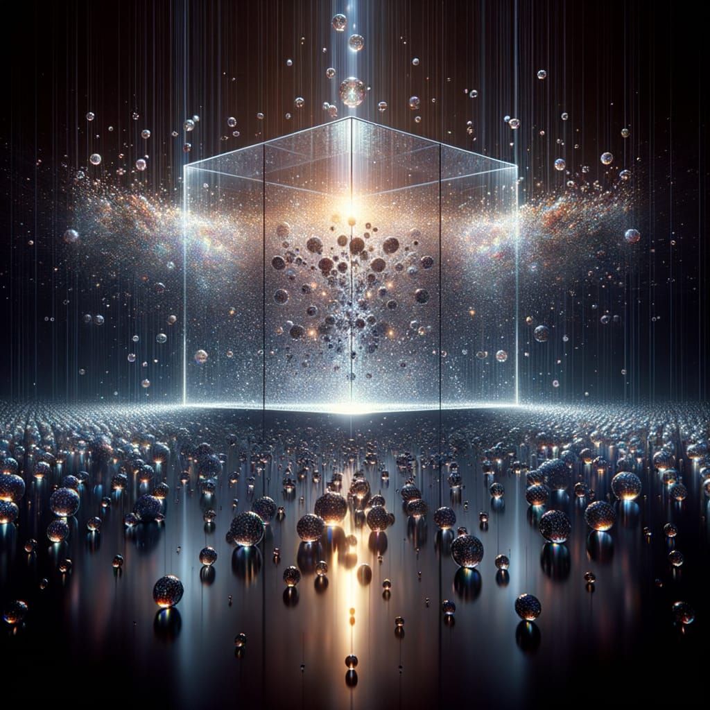 Ethereal Science Fiction Odyssey in Volumetric Lighting