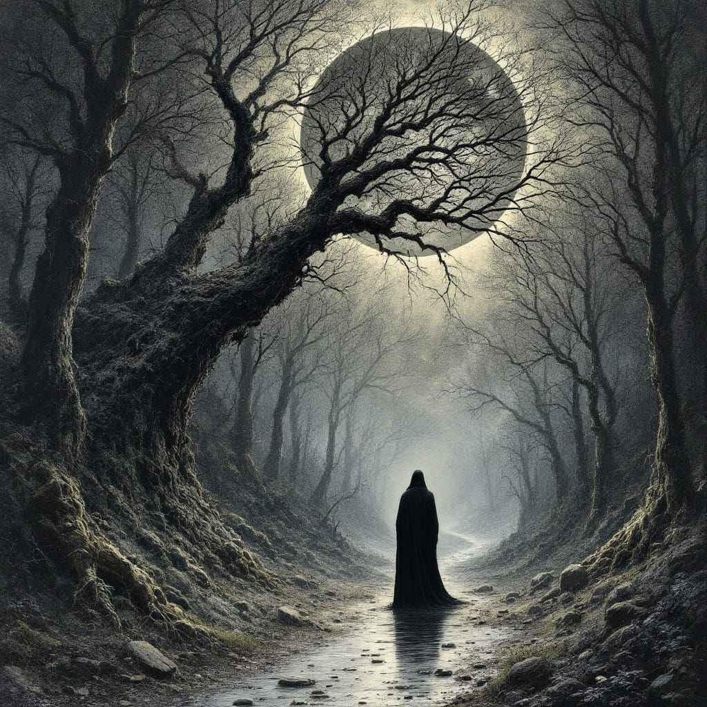 Mourning Blackwater Park in a Grim Cyberpunk Landscape