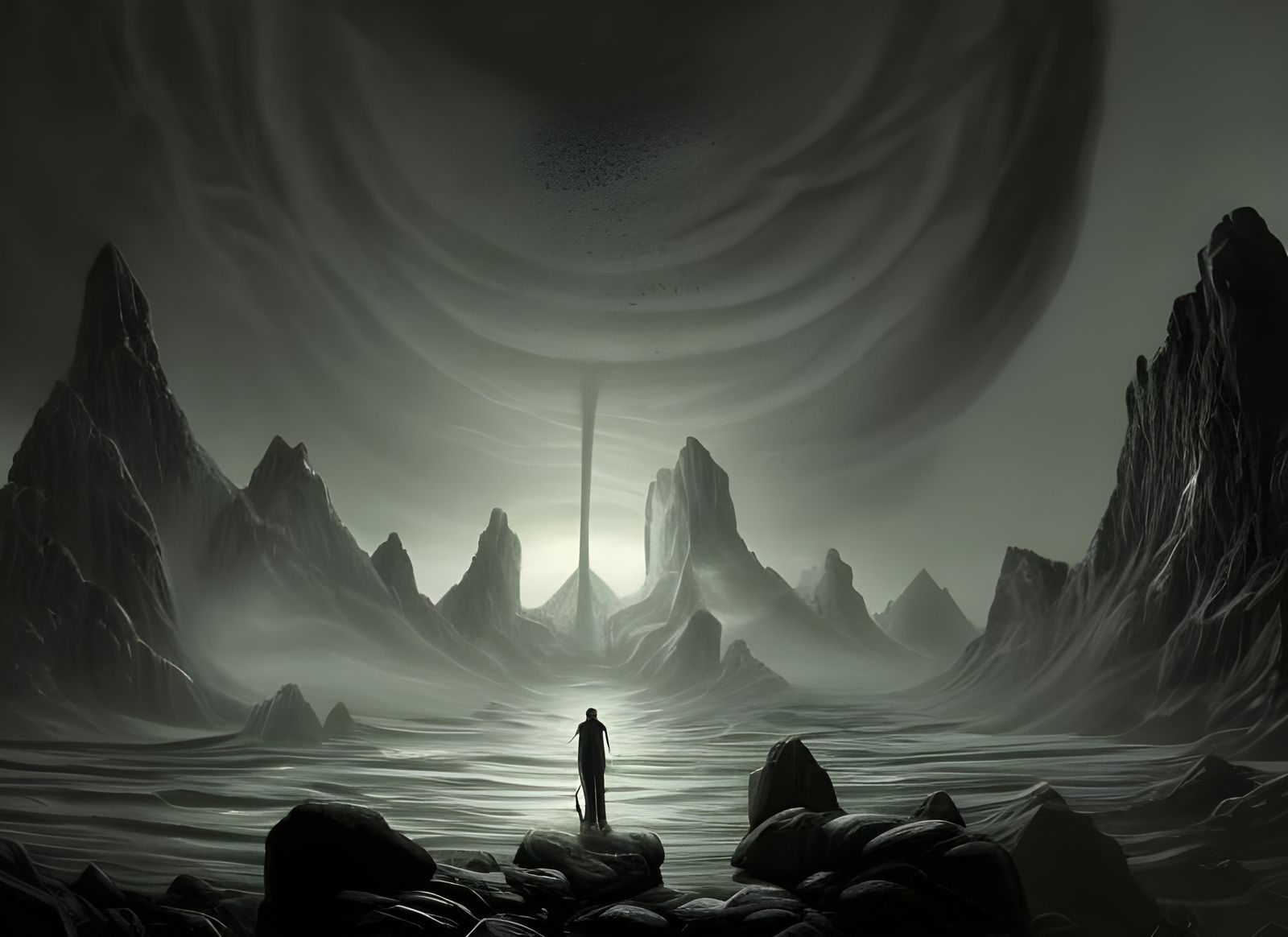 Lovecraftian World: Detailed Matte Painting in Unreal Engine