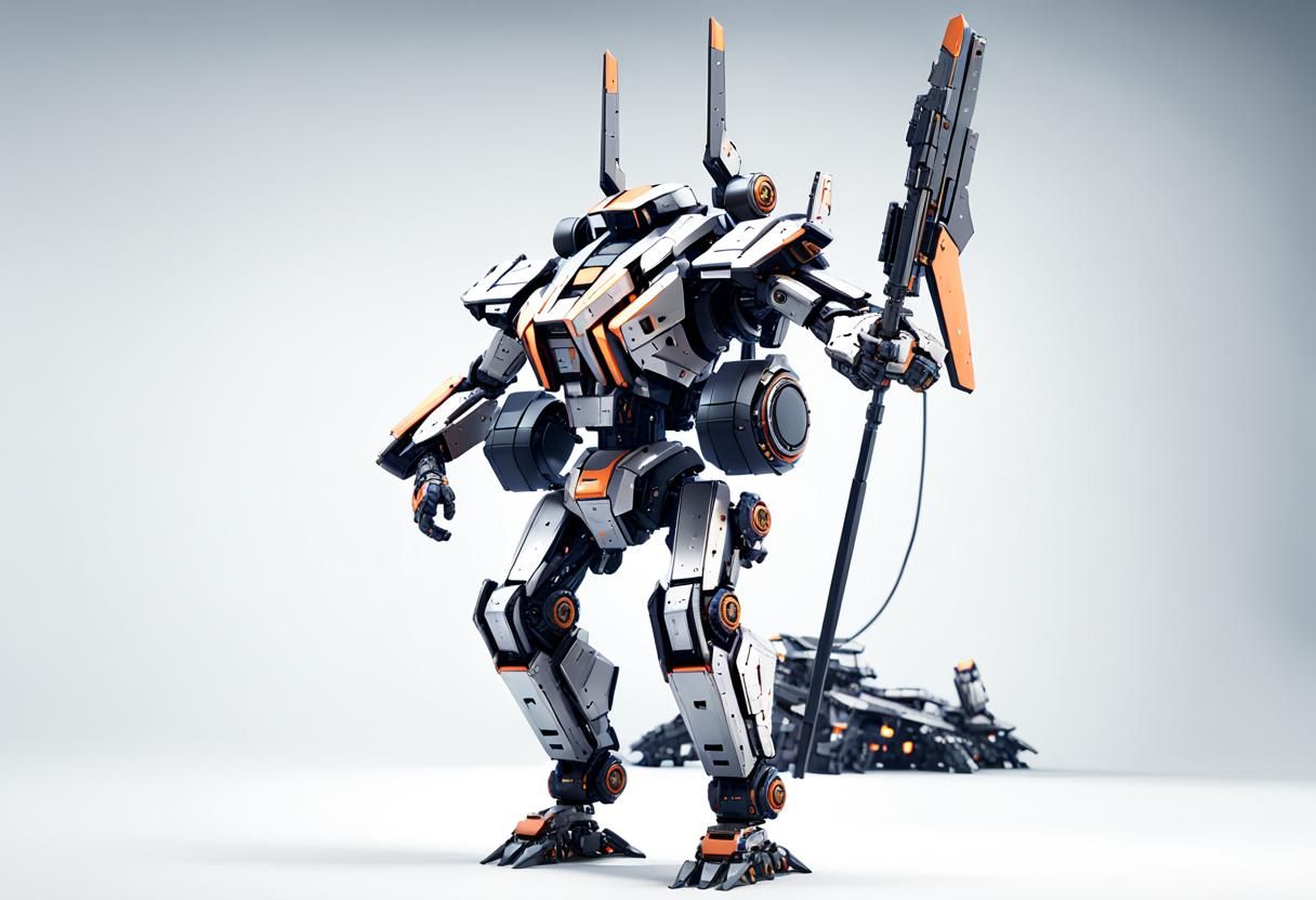 Futuristic Sci-Fi Mech Design in 8K Resolution