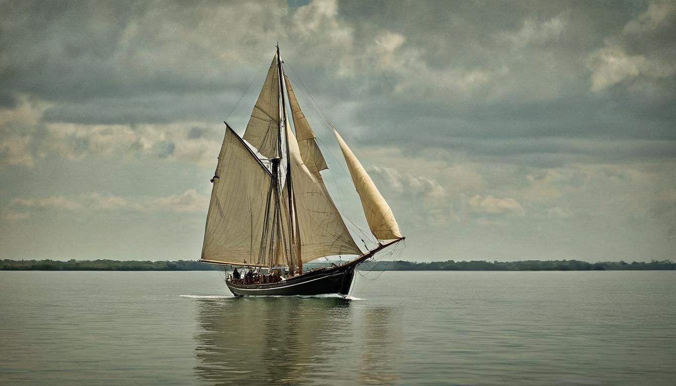 Sailboat on Calm Waters: A Tranquil Escape