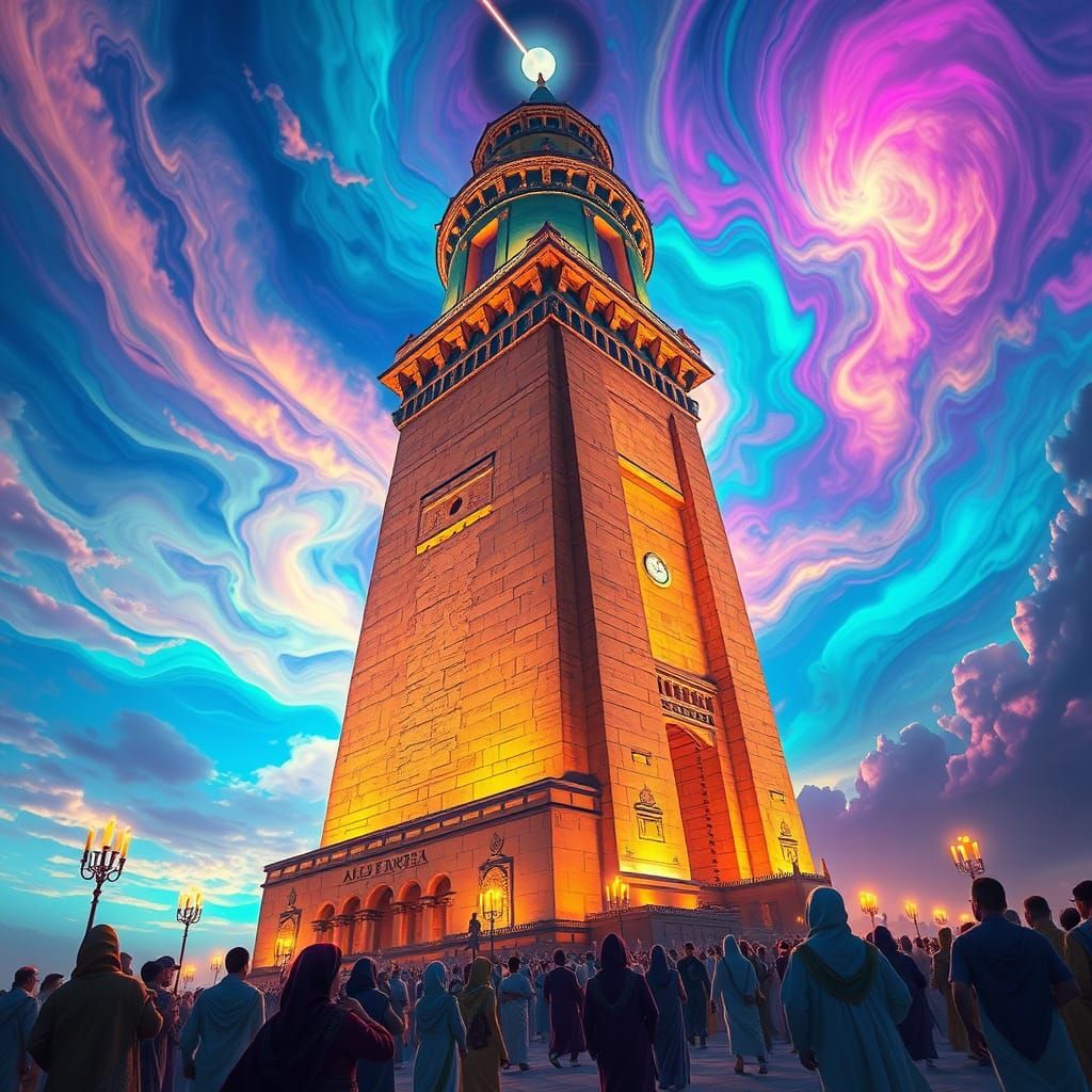 Alexandria Lighthouse Restored: Psychedelic Celebration