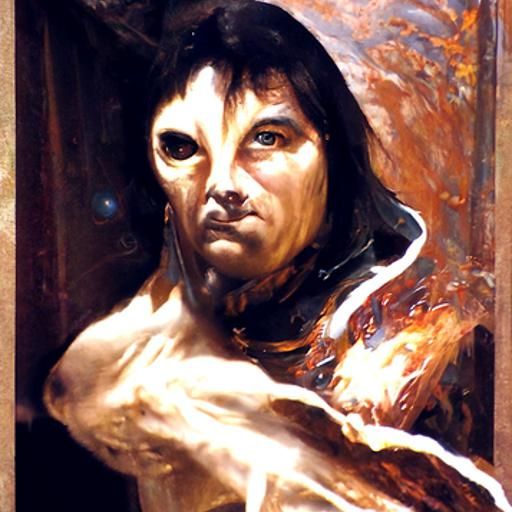 Deimos as Oil Painting by James Gurney
