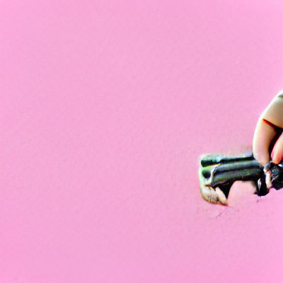 Androgynous Figure Holding Firearm