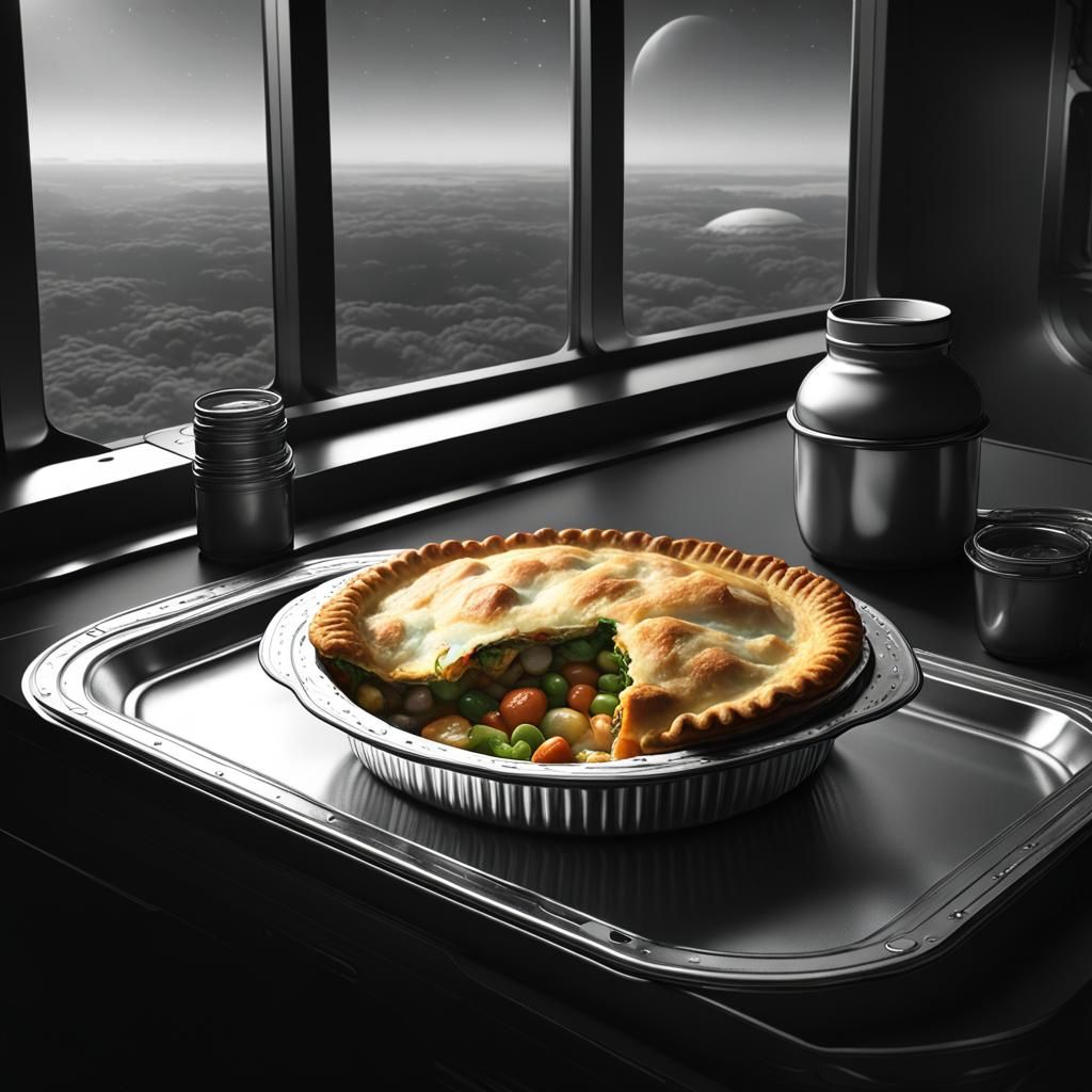 Alien Pot Pie: Dark Fantasy Concept Art in 8K