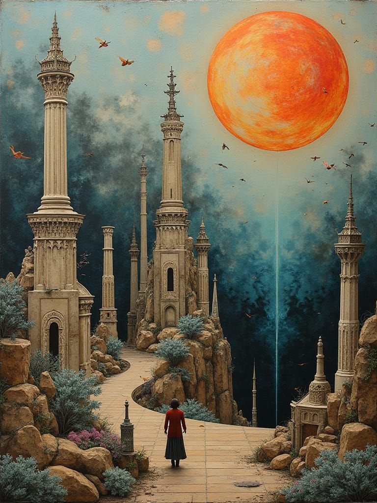 Mirroring Lost Dreams Hiding Found Objects Stretching From H...