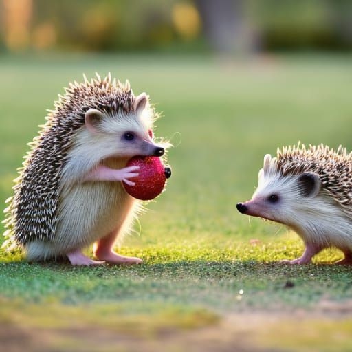 Hedgehog Dance Party in High Resolution