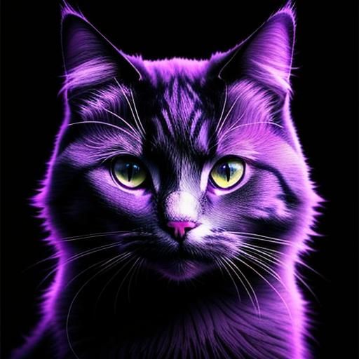 Ultra-Violet Photography of an Amazing Cat