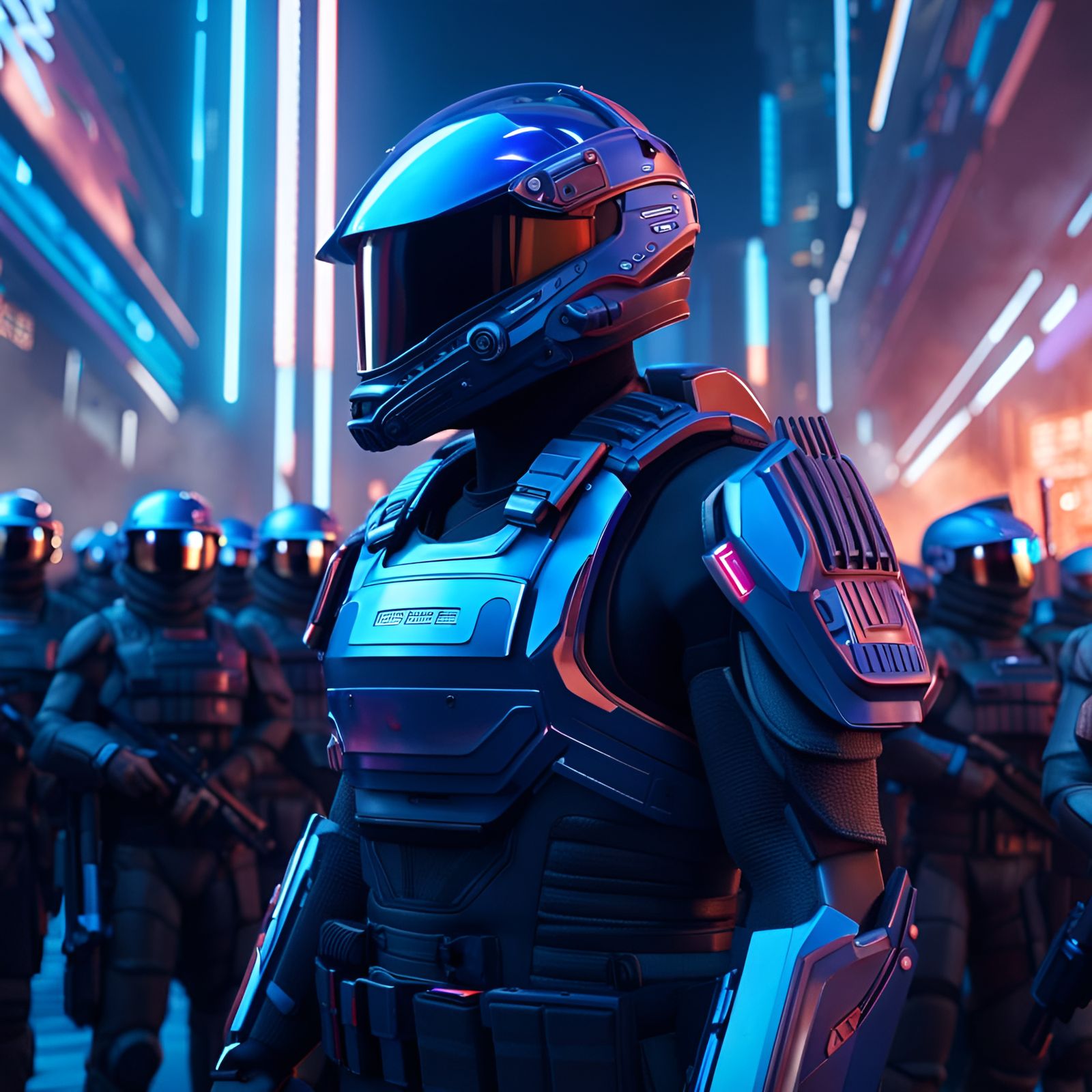 Riot Police 2088