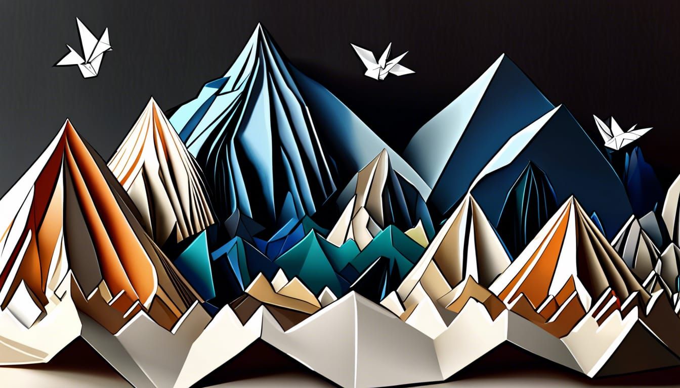 Orange Catholic Earth: Origami Papercraft Creation