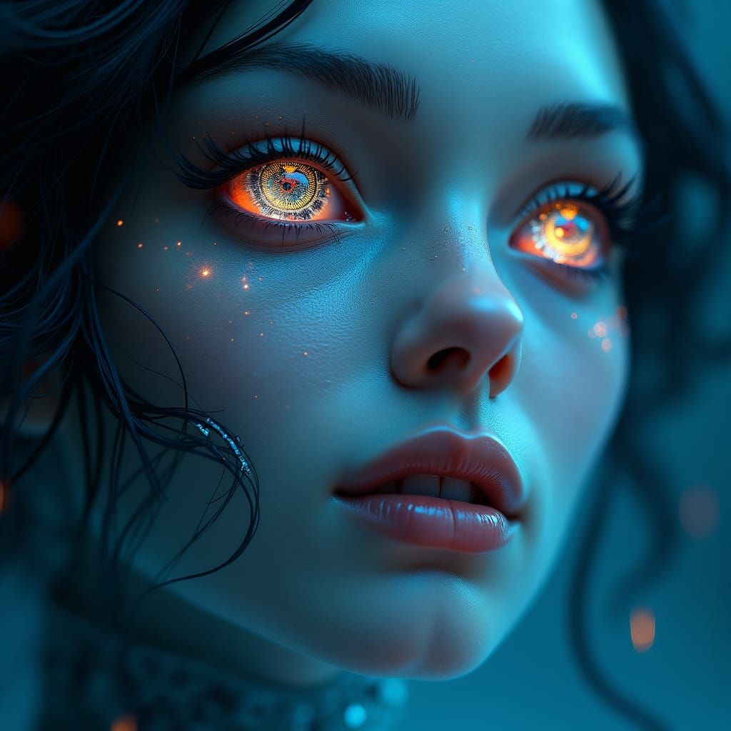 The girl with kaleidoscopic eyes…Lucy…