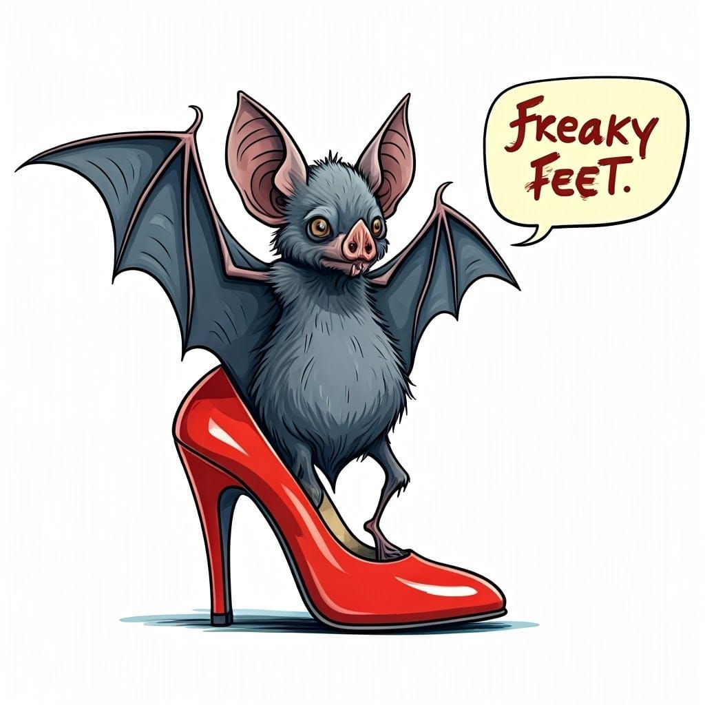 Freaky Feet: A Bat's Politically Charged Statement