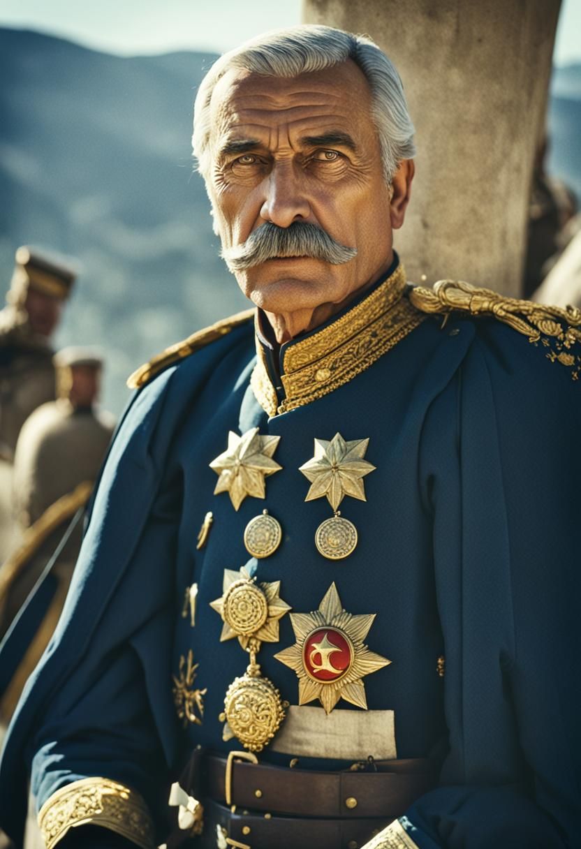 17th Century Turkish Marshal Cinematic Portrait
