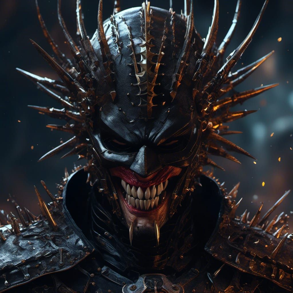 The Batman Who Laughs in Hyperreal Detail