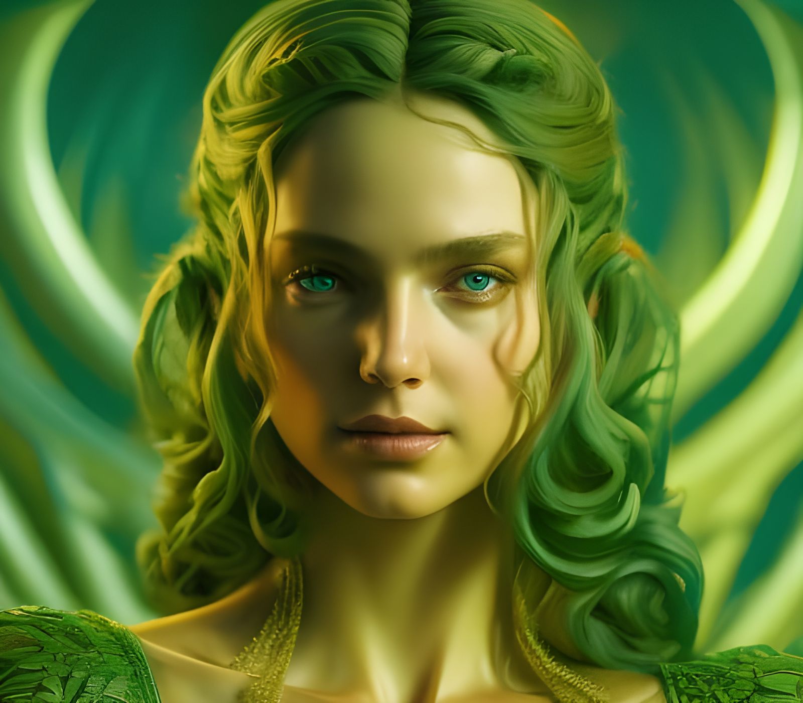 Ana de Armas: Hyperrealistic Biopunk Portrait