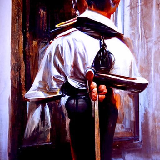 Realistic Oil Painting in James Gurney Style