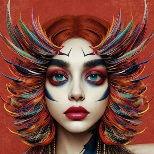 Abstract AI Art Creation