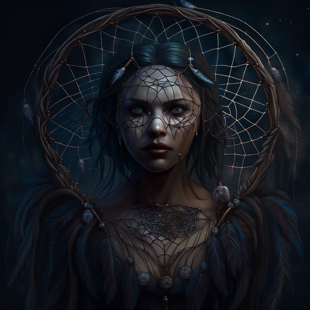 Dreamcatcher Essence in Dark Fantasy Art