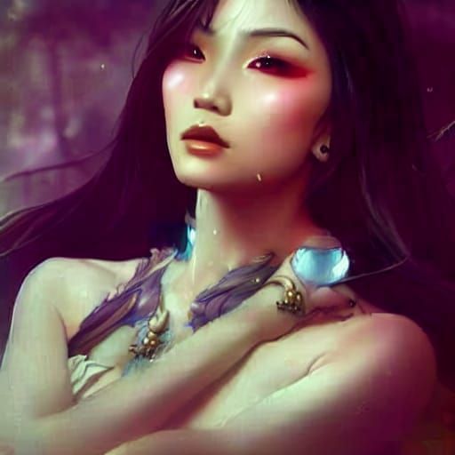 Art Nouveau Portrait in 8k Resolution