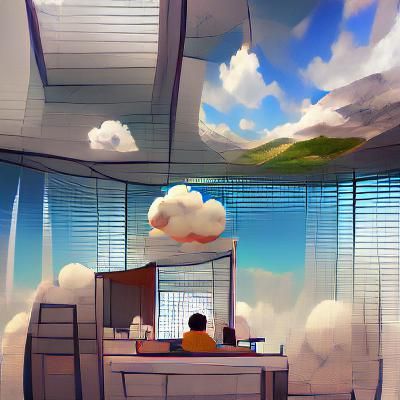 Modern Empty Office Space Interior