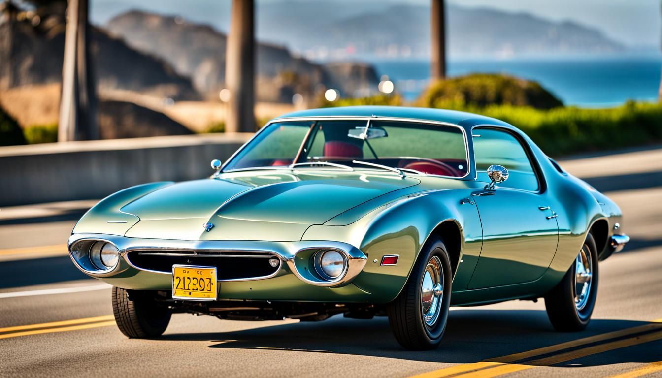 Studebaker Avanti on Pacific Coast Highway