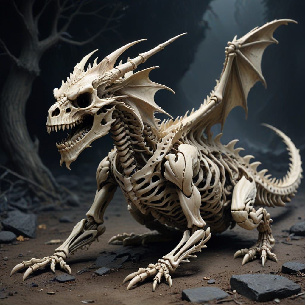 Skeletal Dragon of Death
