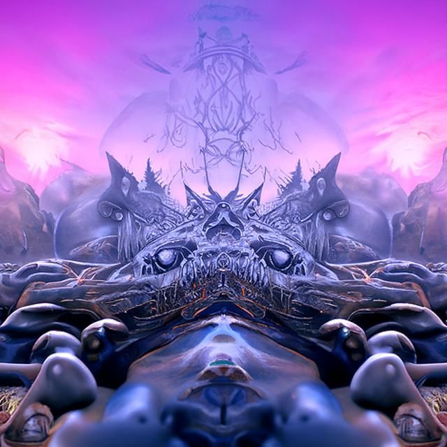 Sinister Gothic Charcoal Drawing in Hyperdetailed Style