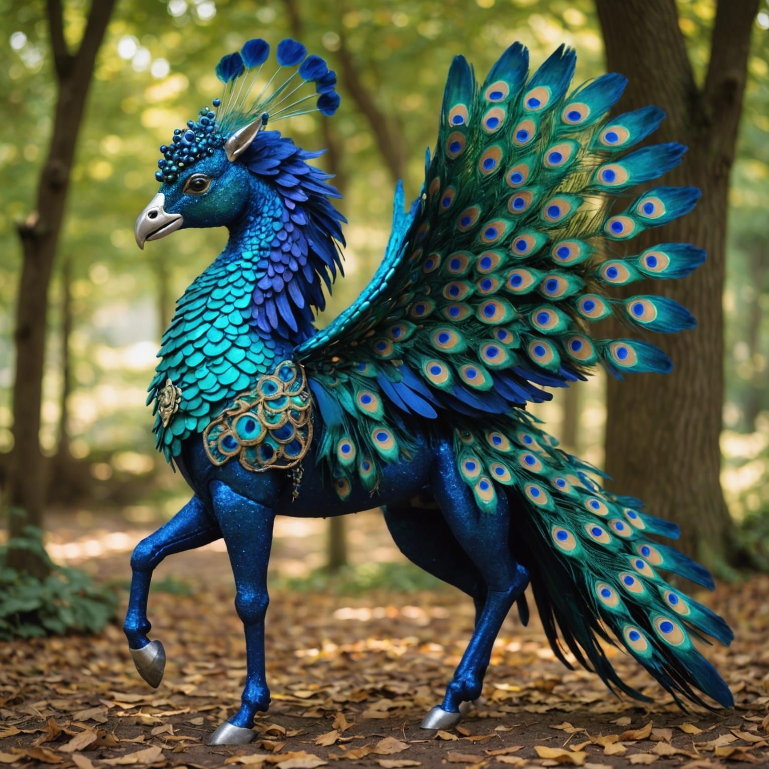 Peacock Hippogriff