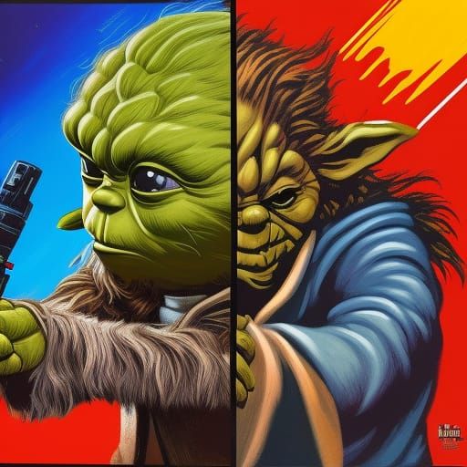 Yoda & Chewbacca ? Yobacca !