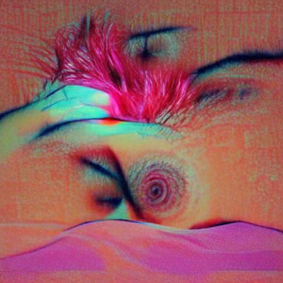 Dreamlike Abstract Design in Pastel Colors