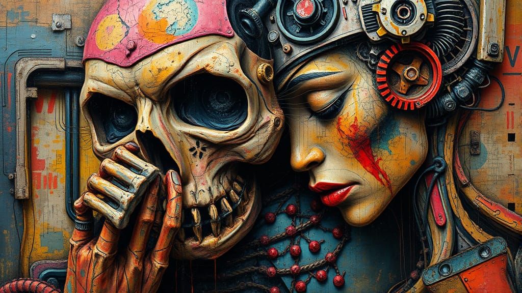 Organic Machinery in Dystopian Elegance