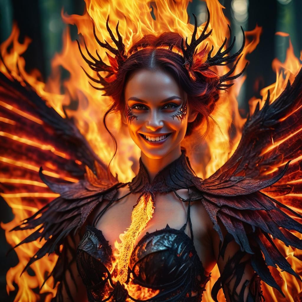 Fiery Malevolence: The Evil Fire Fairy
