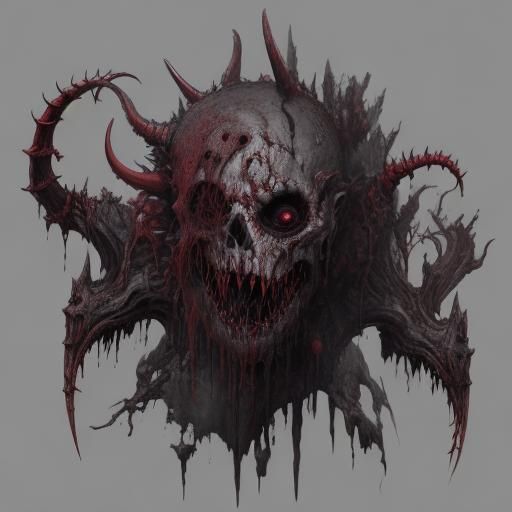 Disturbing Demonic Figure in High Resolution