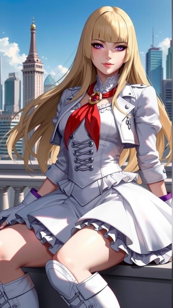 Lily from Tekken in Waifu Stance