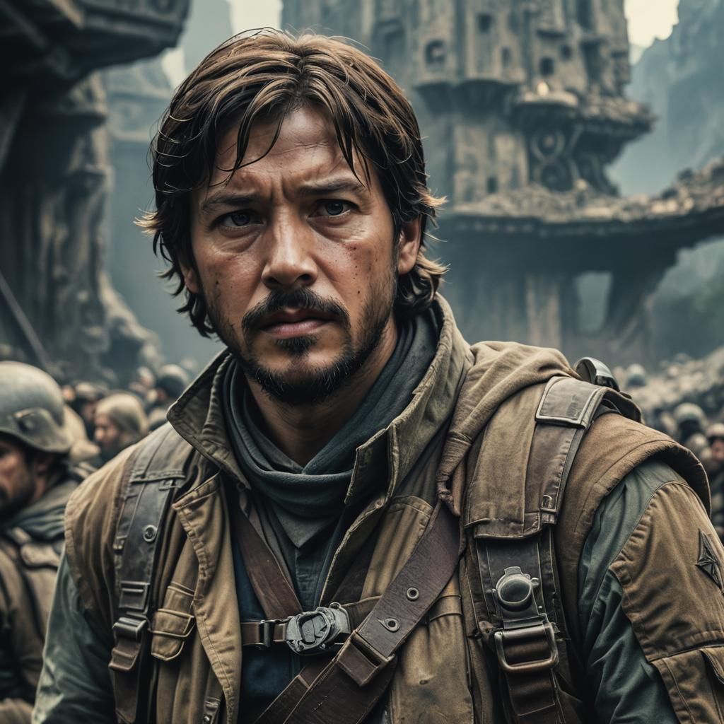 Cassian Andor as Fantasy Rogue Spy: Cinematic Portrait