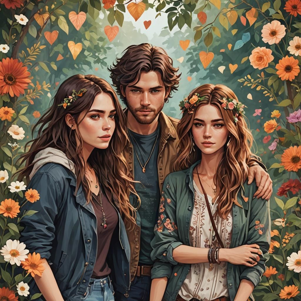 That's a great idea! A love triangle can add a layer of comp...