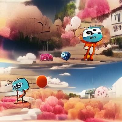 Amazing World of Gumball Scene
